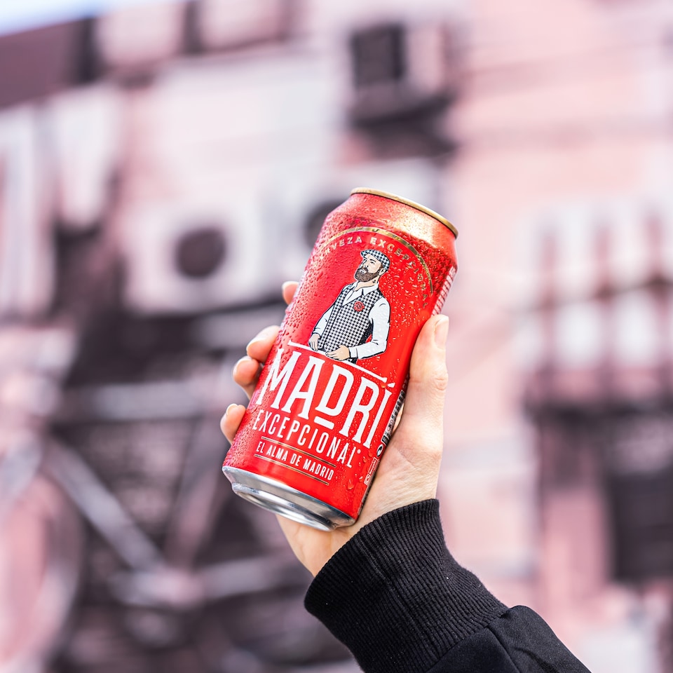 image 1 of MADRI Excepcional Premium Lager Beer Can 15 x 440ml