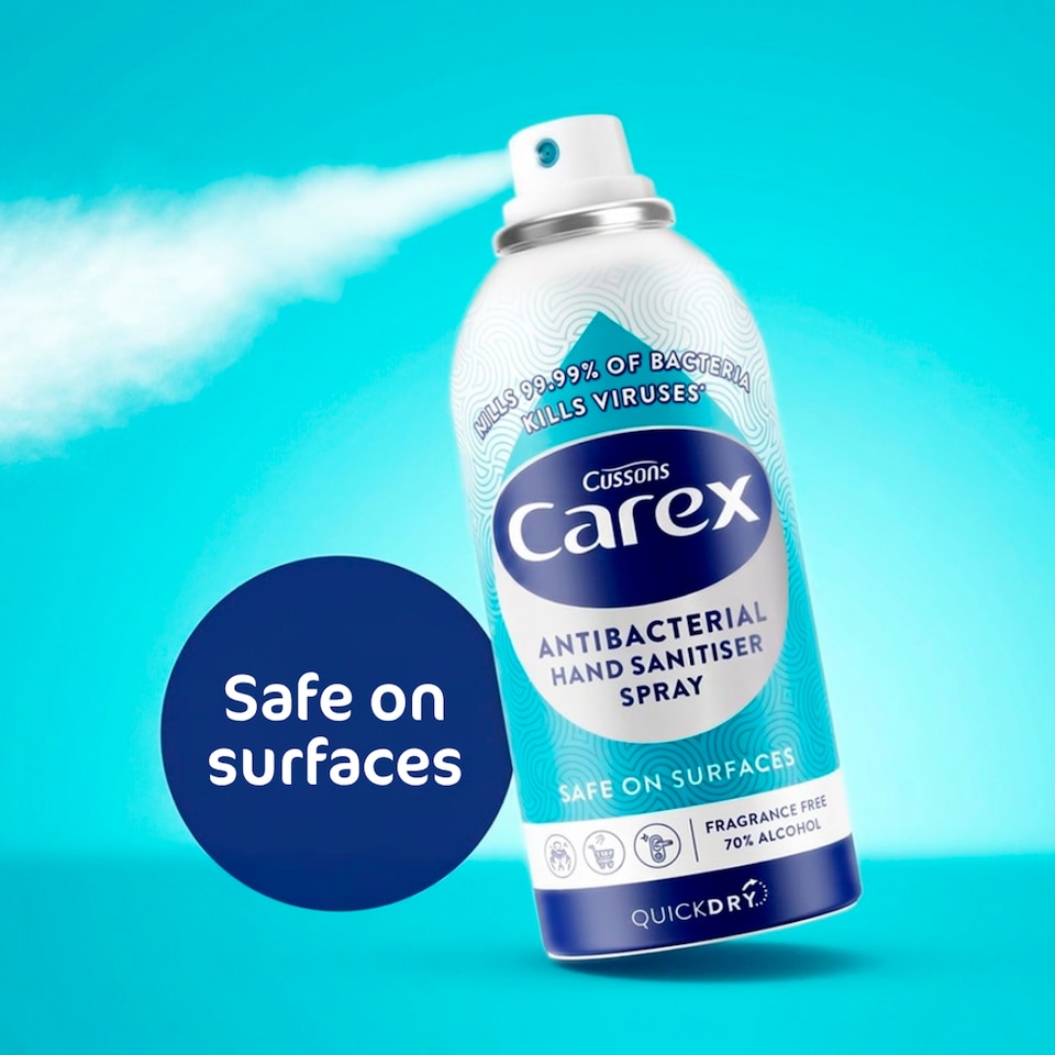 image 1 of Carex Antibacterial Hand & Surface Spray 100Ml