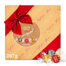 Lindt Lindor Assorted Chocolate Gift Box 287G