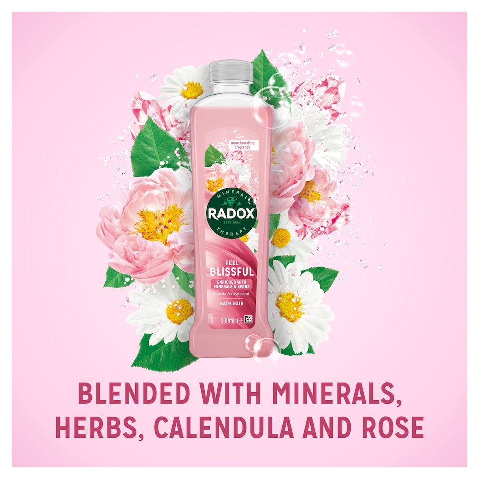image 1 of Radox Feel Blissful Bath Soak 500Ml