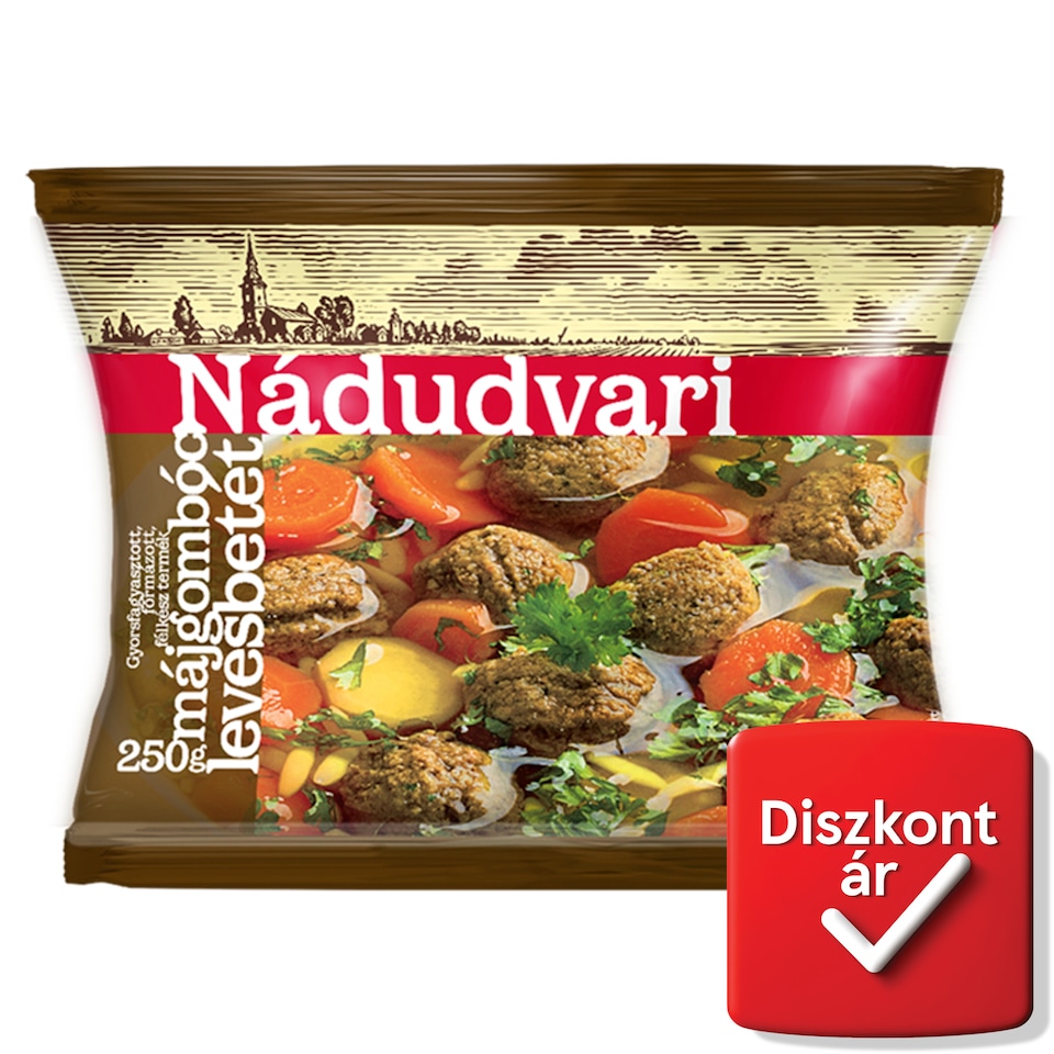 Nádudvari gyorsfagyasztott májgombóc levesbetét 250 g