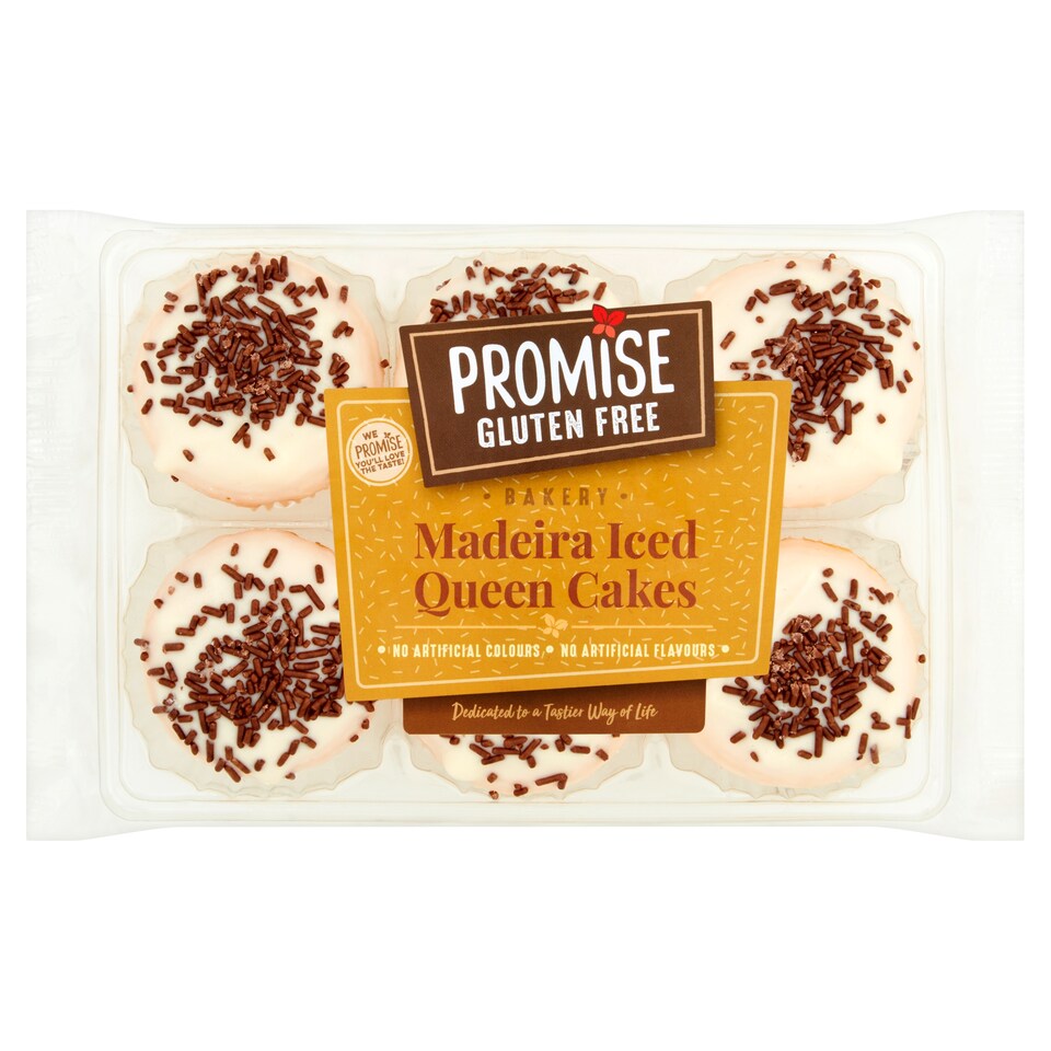 Promise Gluten Free Madeira Queen Cakes 6 Pack