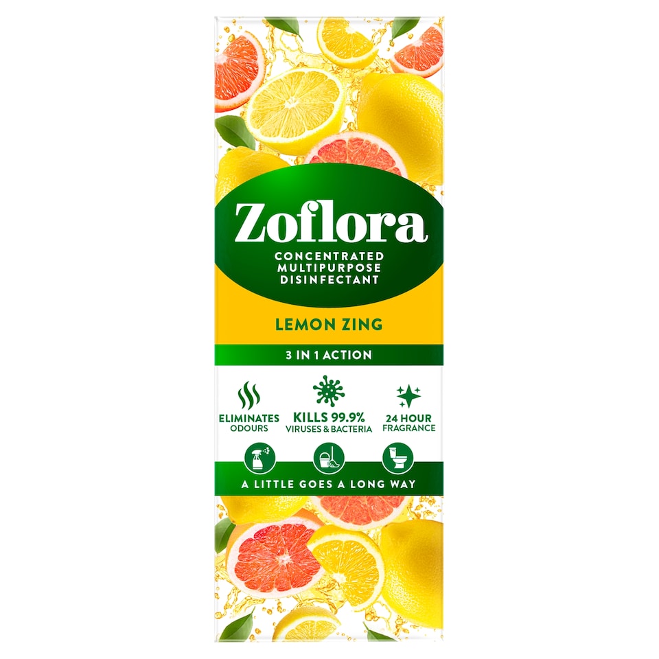 image 1 of Zoflora Lemon Zing Disinfectant 120Ml