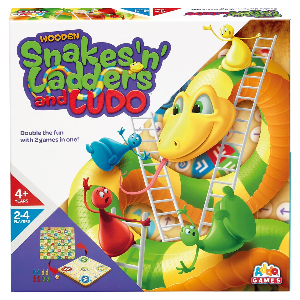 Addo Games kígyók, létrák és Ludo