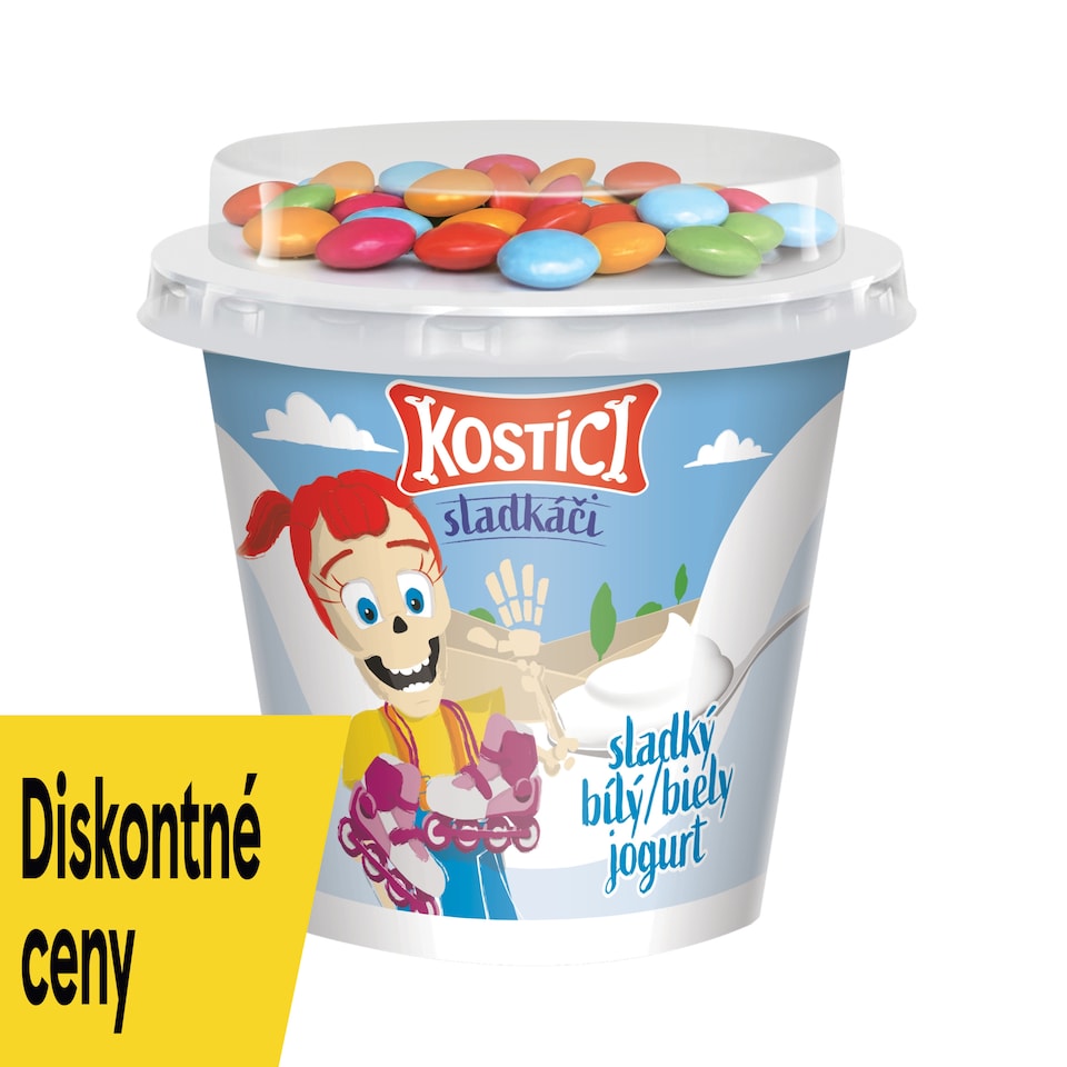 KOSTÍCI Sladkáči (sladený jogurt a čokoládové dražé) 109g