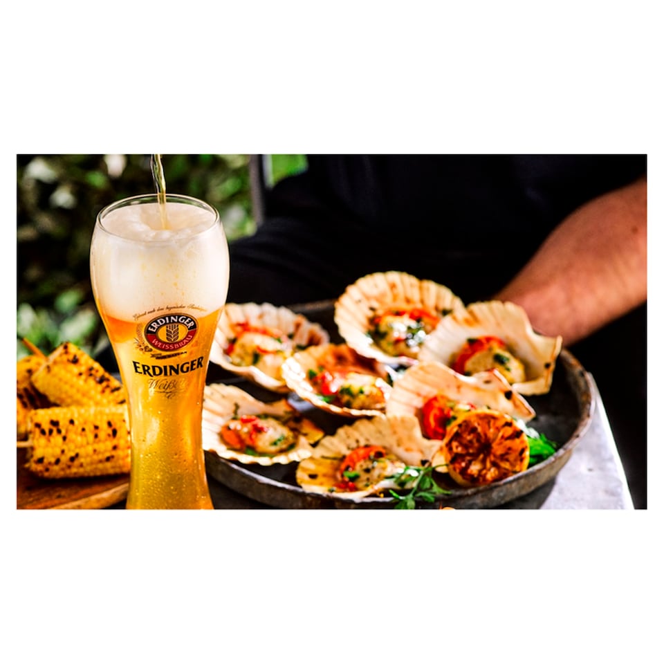 image 1 of Erdinger Weissbier Wheat Beer Bottle 4x330ml