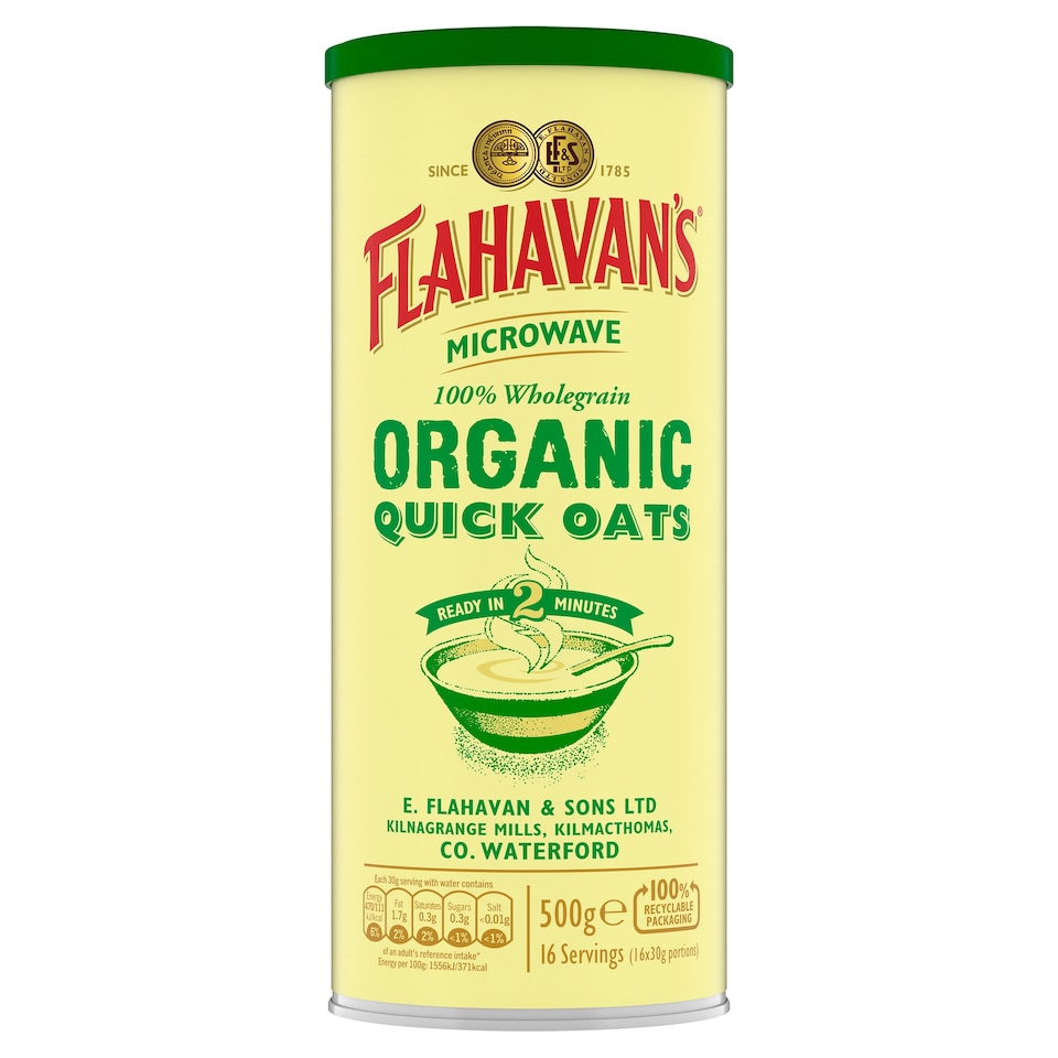Flahavan's Organic Quick Oats 500g