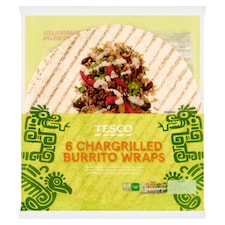 Tesco 6 Burrito Wraps