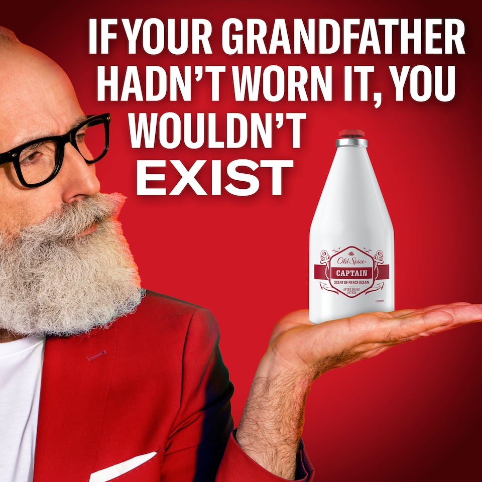 image 1 of Old Spice Captain After Shave Lotion 100ml Perfume Quality Scent, Refreshing Lotion for Face