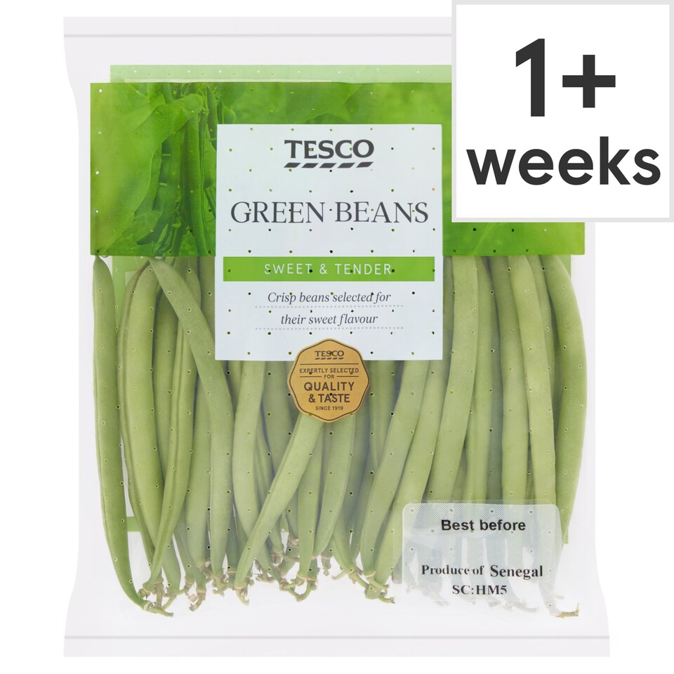 Tesco Green Beans 220G Tesco Groceries