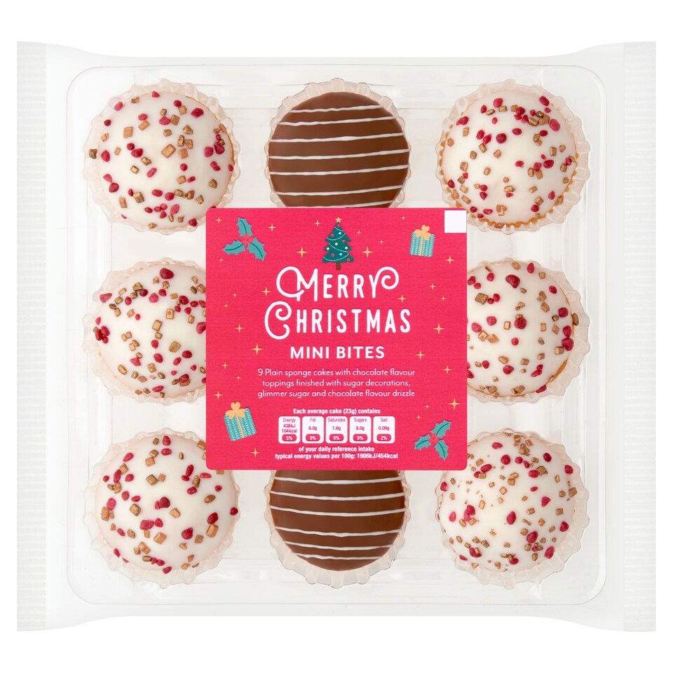 Scotts Bakery Merry Christmas Mini Bites Cakes 180g