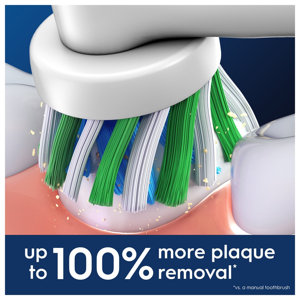 image 1 of Oral-B Pro Cross Action Refill Heads 4 Pack