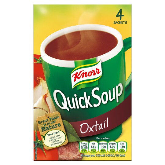 Knorr Quick Oxtail Soup 56G Tesco Groceries