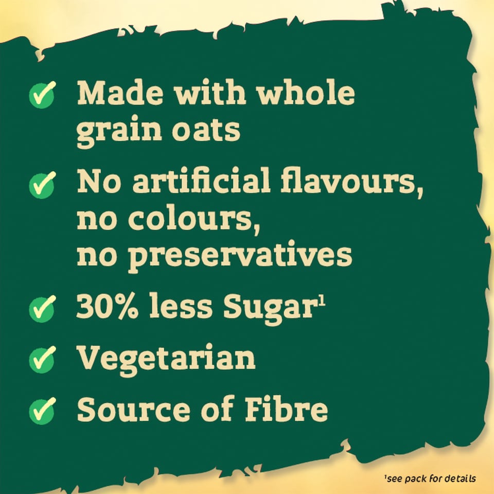 image 1 of Nature Valley Cereal Bars Oaty & Crispy Honey 5X23g