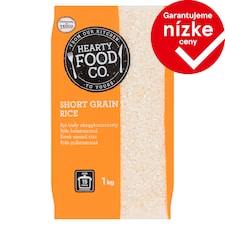 Hearty Food Co. Ryža guľatozrnná 1 kg