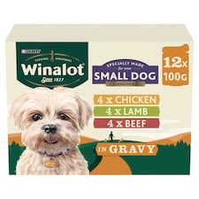 Winalot Small Dog Classic Meals Dog Food Pouches In Gravy 12X100g