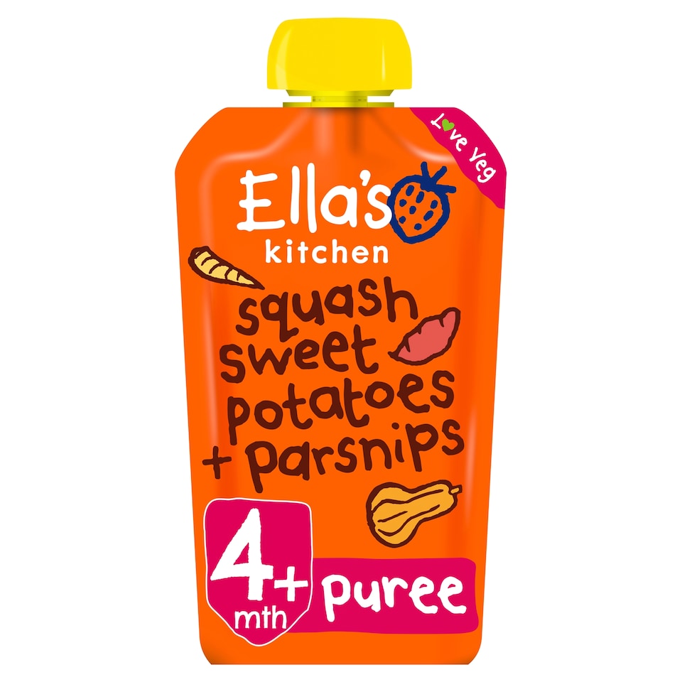 Ella's Kitchen Sweet Potatoes & Parsnips 120G