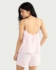 image 3 of F&F Pure Cotton Textured Short Pyjama Set in Pink