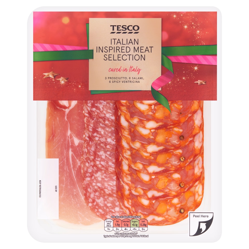 image 1 of Tesco Italian Inspired Meat Selection 120G