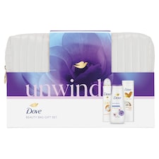 Dove Unwind Beauty Bag Gift Set