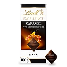 Lindt Excellence Caramel With Touch Of Sea Salt 100G
