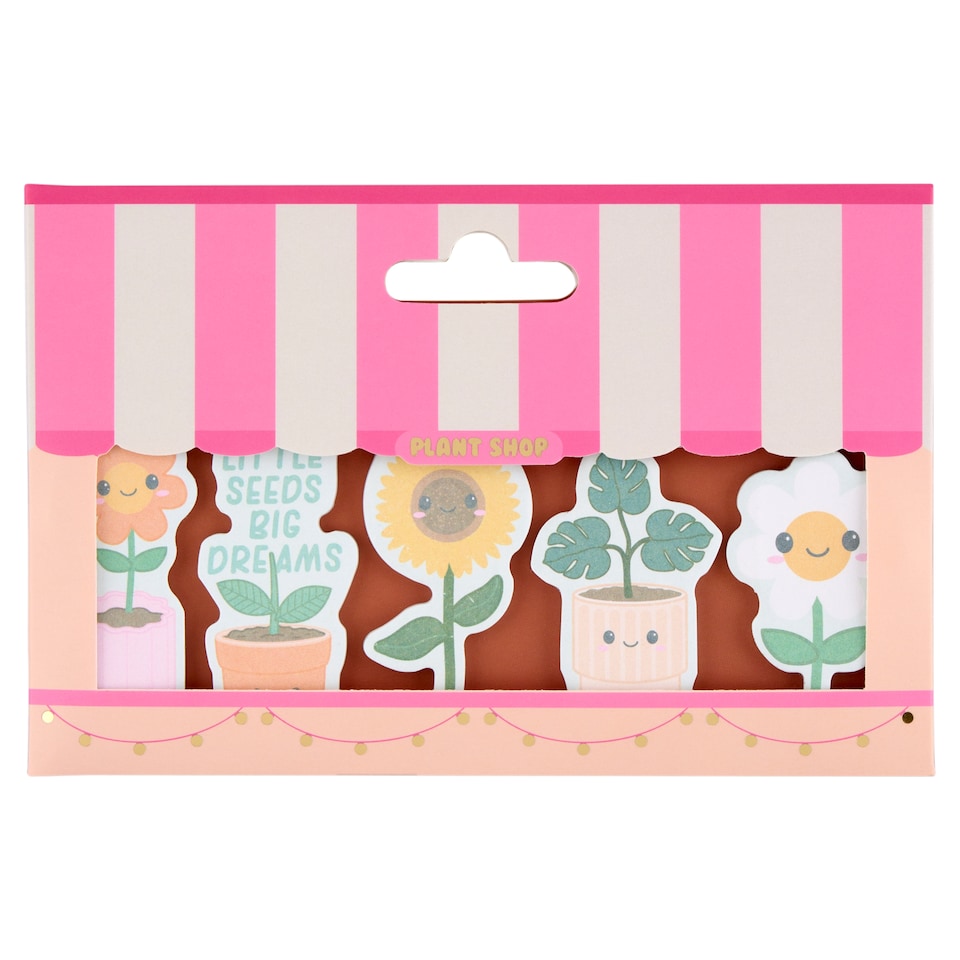 Plant Shop Sticky Notes Set
