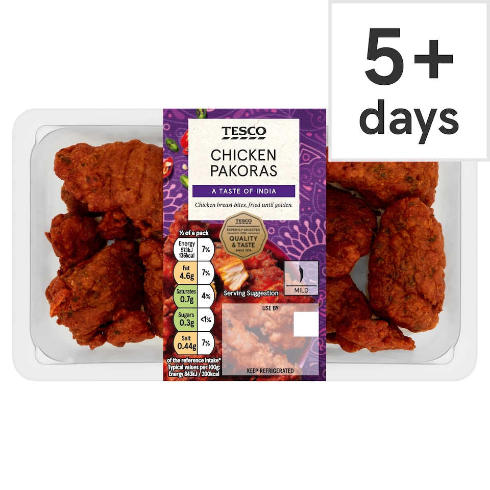 Tesco Chicken Pakoras 150g