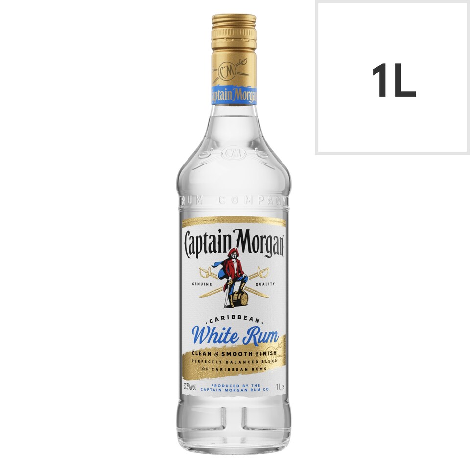 image 1 of Captain Morgan White Rum 1 Litre