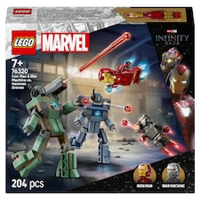 LEGO Marvel 76320 Iron Man & War Machine Vs. Hammer Drones