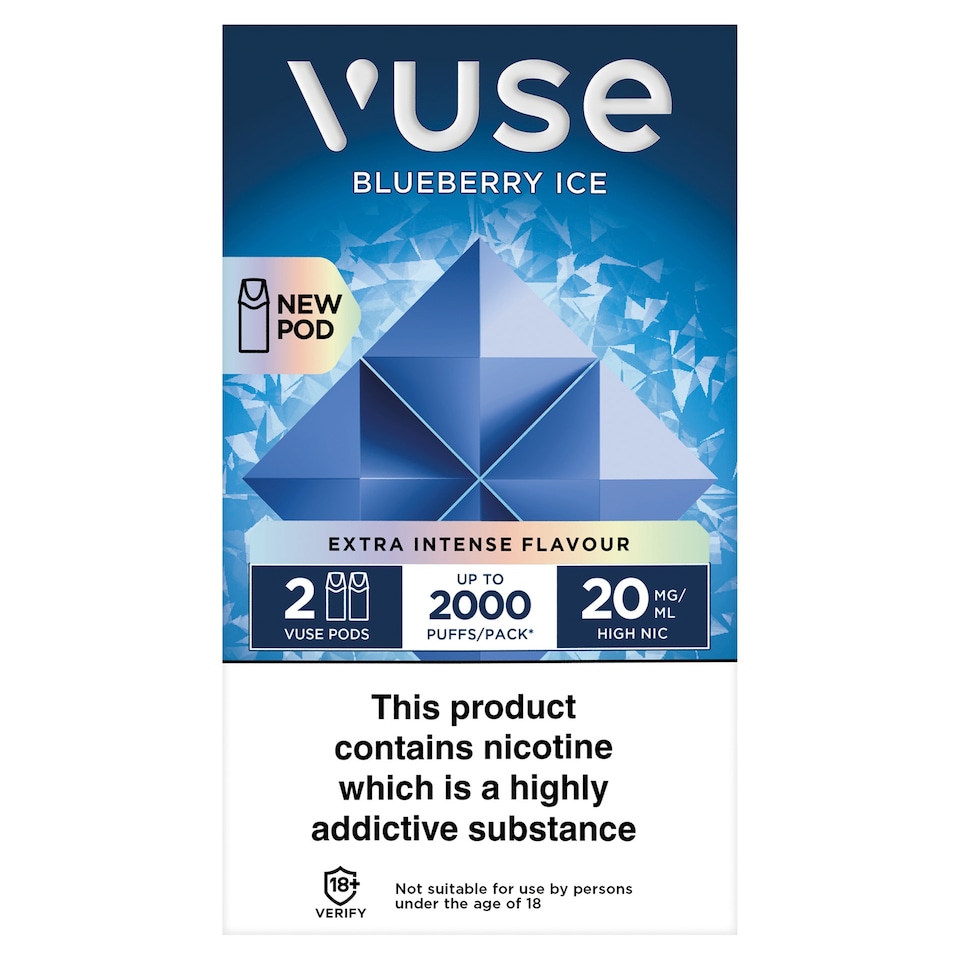 Vuse Blueberry Ice Pods 20mg/ml 2 Pack