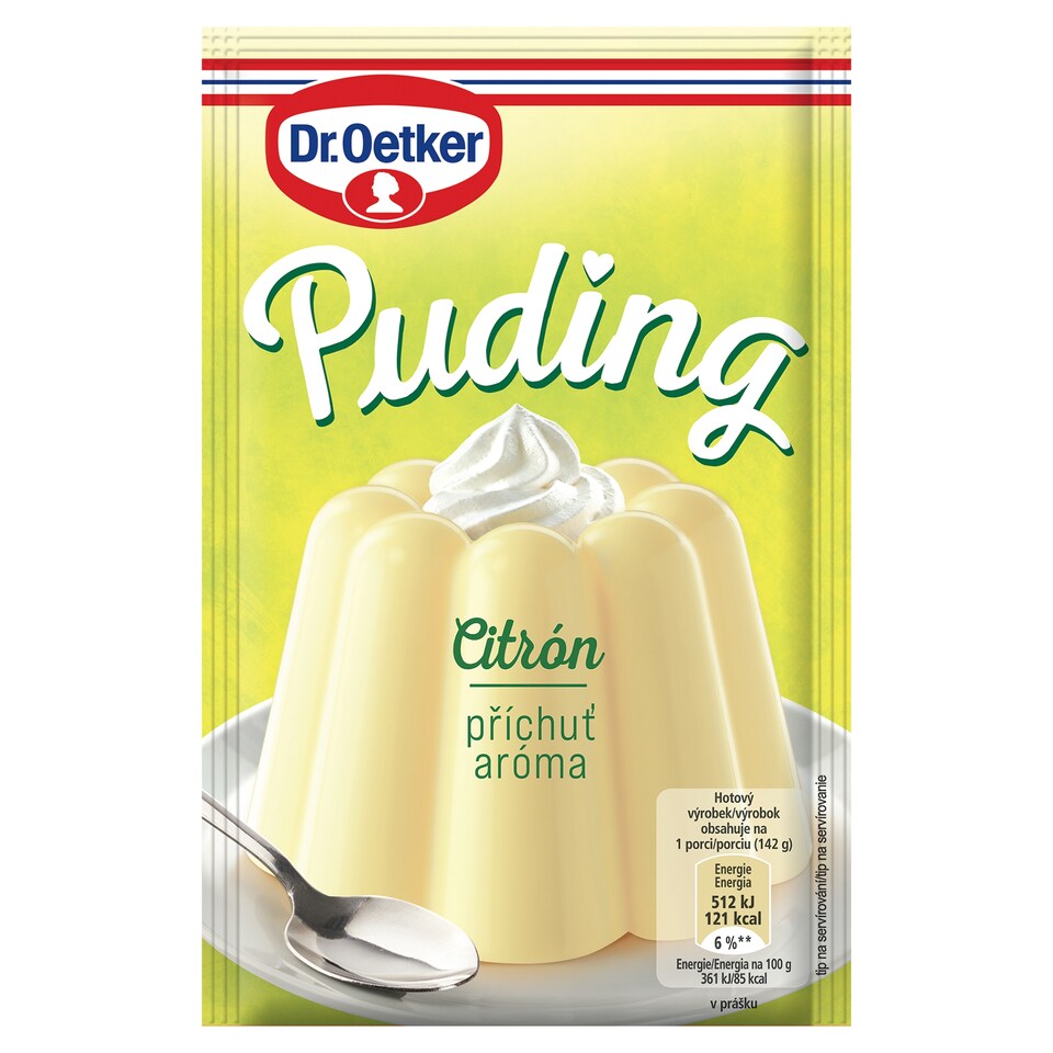Dr. Oetker Puding příchuť citrón 38g