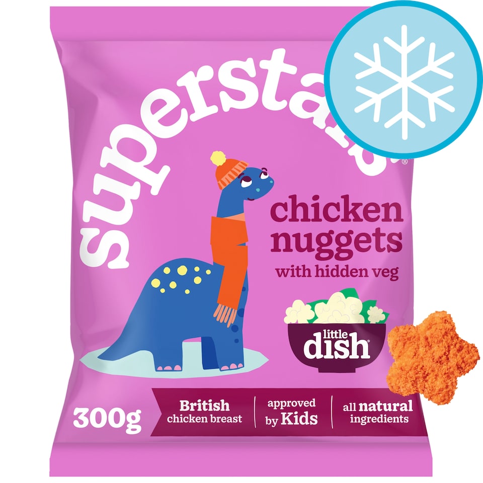 image 1 of Little Dish Superstars Chicken Nuggets with Hidden Veg 300g