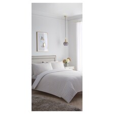  West Park Natural Stripe Duvet Set Superking