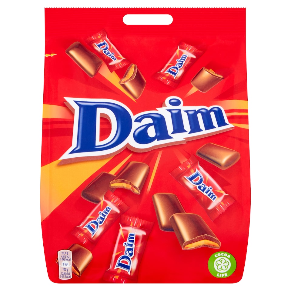 image 1 of DAIM MINI CHOCOLATE BARS BAG 200G