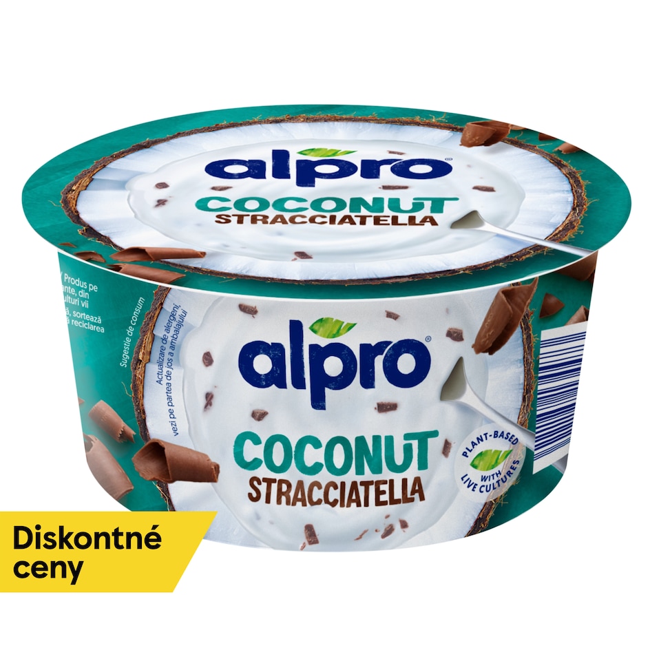 ALPRO Coconut Fermented Product, Stracciatella, 120 g