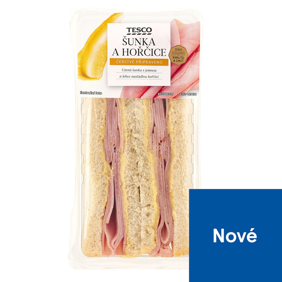 Tesco Šunka a hořčice 177g
