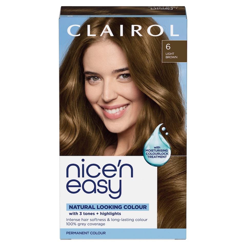 Clairol Nice ‘N Easy Light Brown 6 Hair Dye
