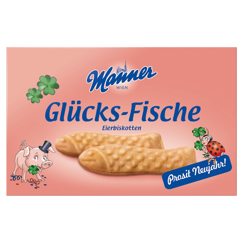 Manner Glücks Fische Egg Sponge Ladyfingers 100 g