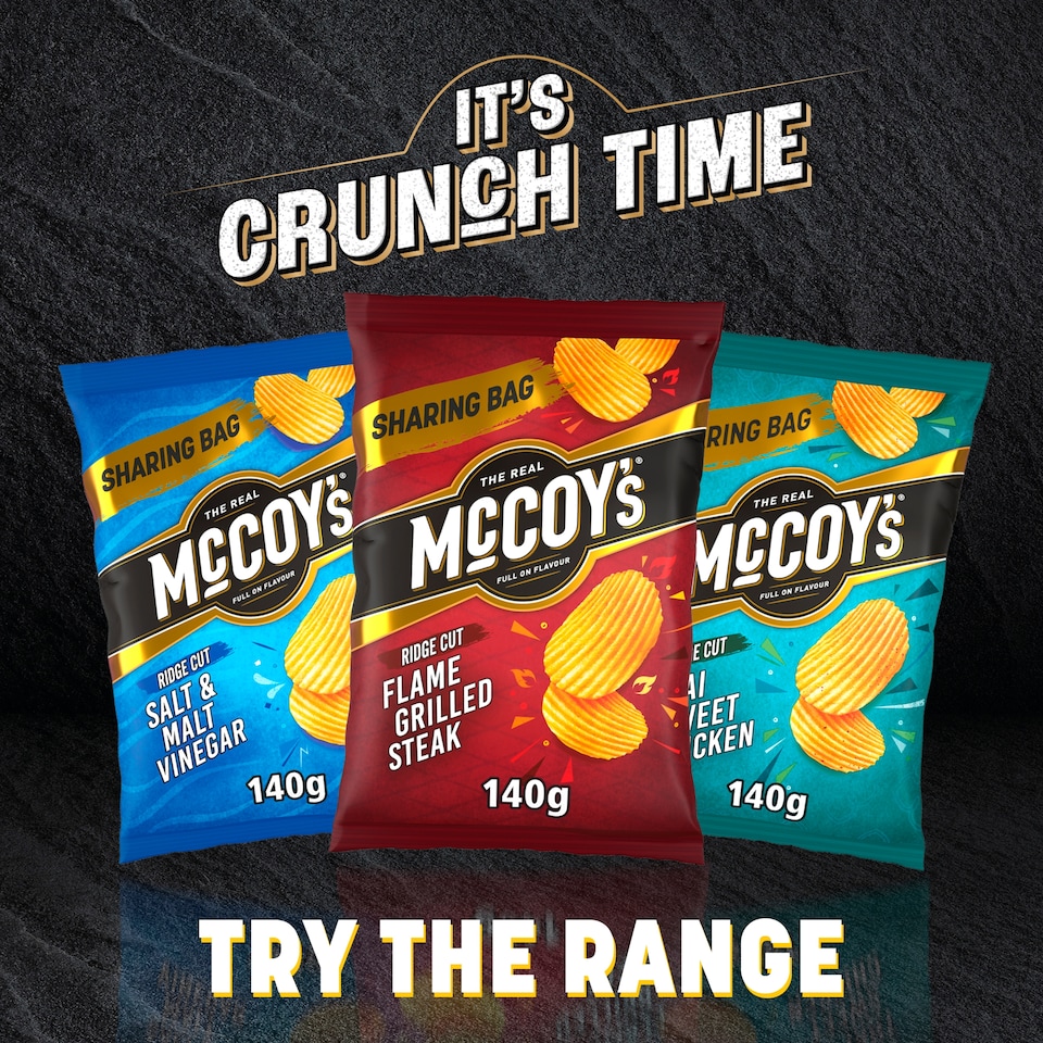 image 1 of McCoy's Thai Sweet Chicken Sharing Crisps 140g