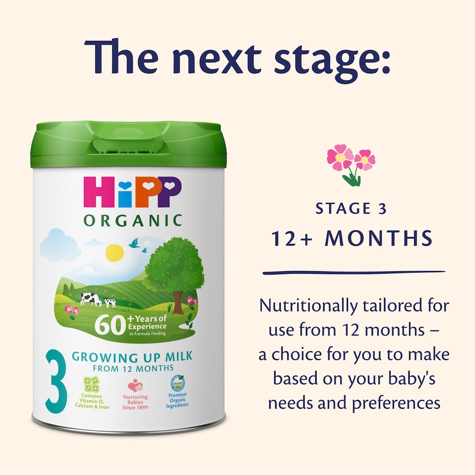 image 1 of HiPP Organic 2 Follow on Baby Milk Powder Formula, From 6 Months, 800g