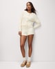 image 2 of OH ME OH MY Cable Knit Cardigan in Cream