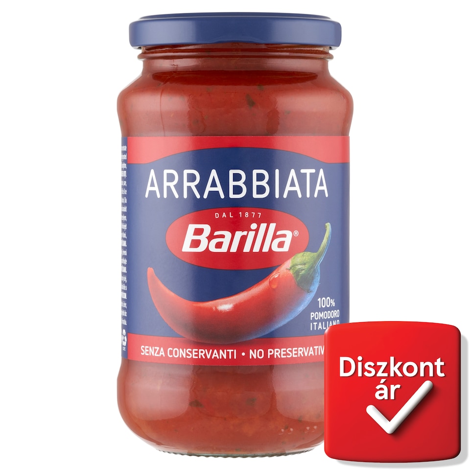 Barilla Arrabbiata paradicsomszósz csípőspaprikával 400 g
