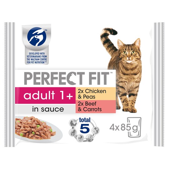 Perfect Fit Meat Cat Food Pouches Tesco Groceries