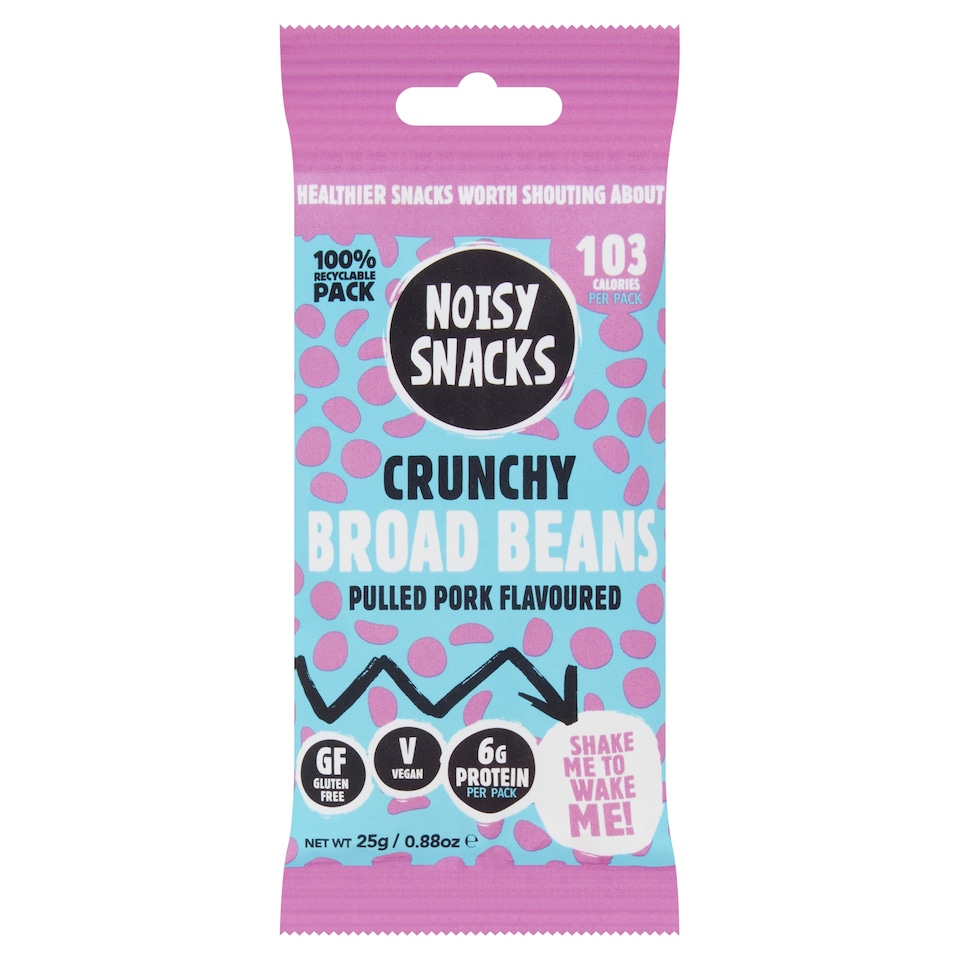 Noisy Snacks Broad Beans Pulled Pork 25G