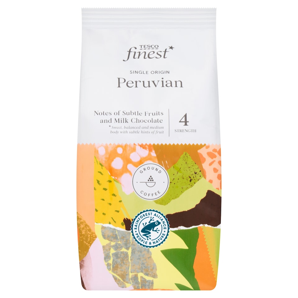 Tesco Finest Peruvian Roast & Ground Coffee 227g