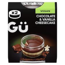 Gu Free From Chocolate & Vanilla Cheesecake 2X82g