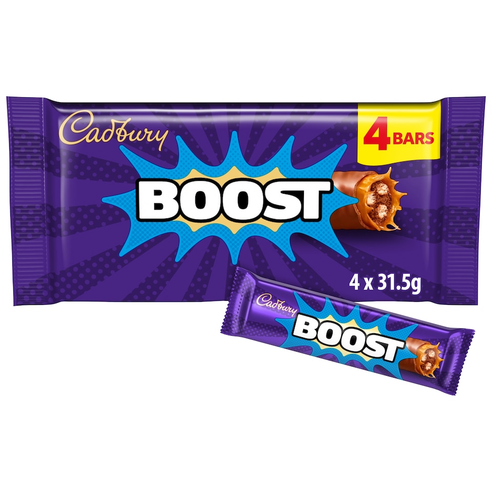 image 1 of Cadbury Boost 4 Pack 126G