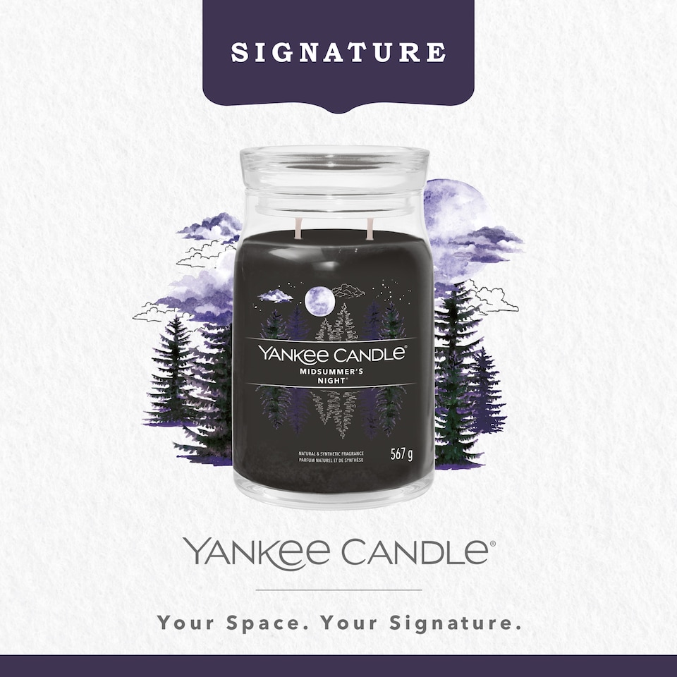 image 1 of Yankee Candle Signature Midsummer Night Large Jar 567g