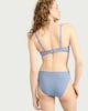 image 4 of F&F 5-Pack Cotton Rich Lace Trim High Leg Knickers in Multi