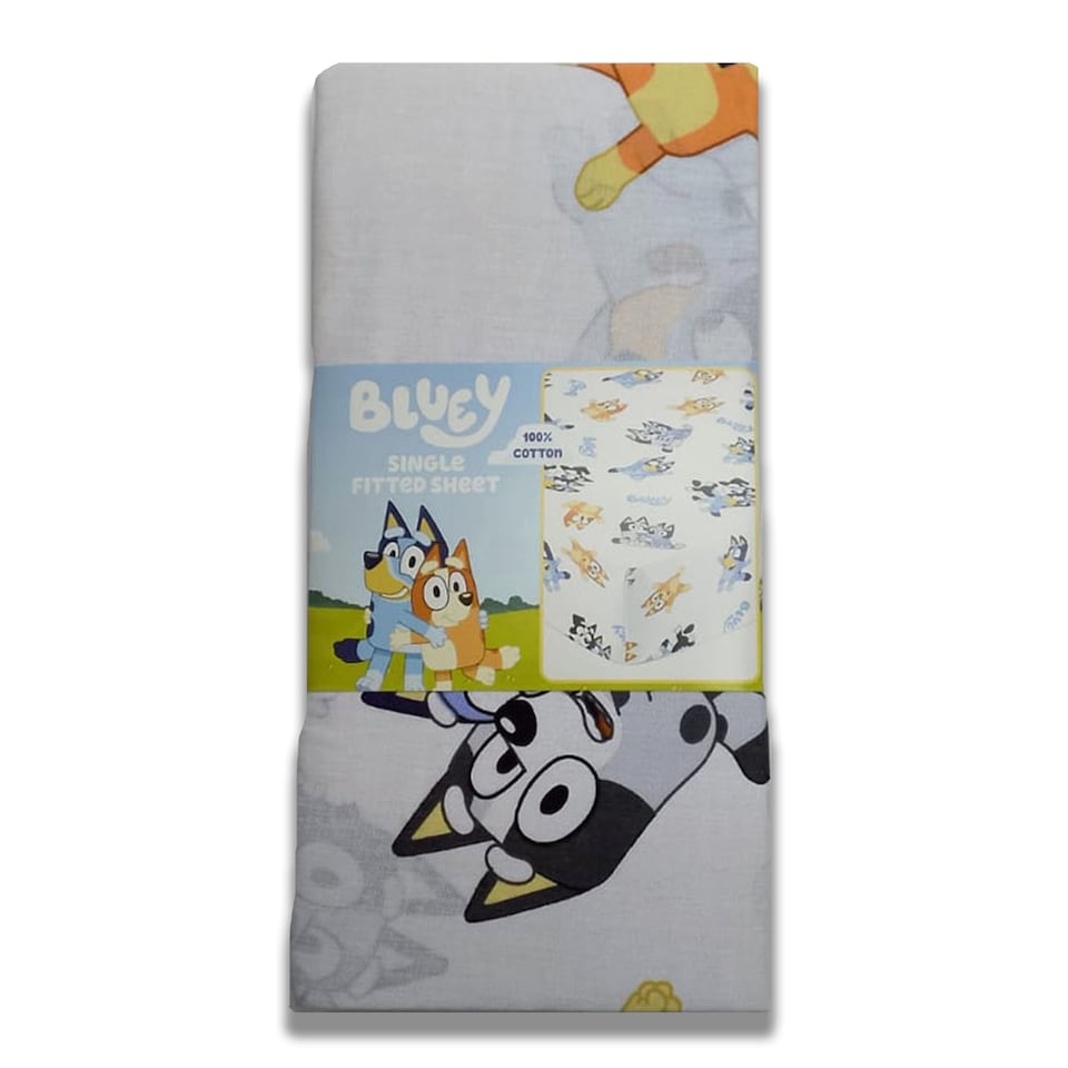 image 1 of Bluey Friendship Fitted Sheet Single